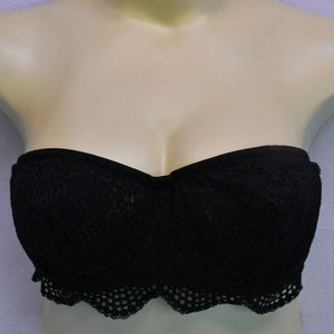 Victoria's Secret Bralette Black Lace UW  Size L